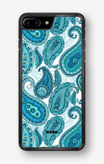 iPhone 6 / 6s Hard Case – Turquoise Paisley - View 1