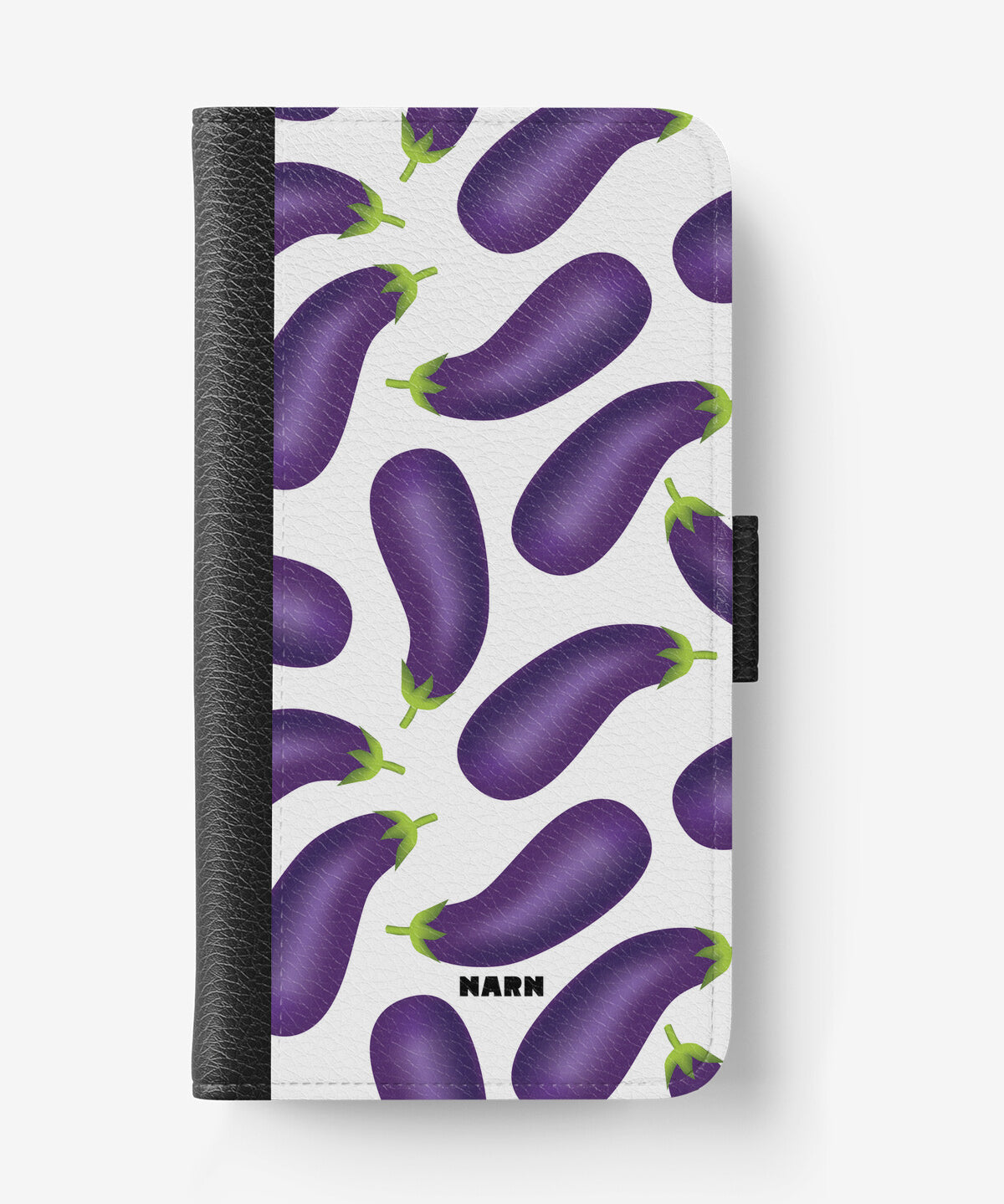 iPhone 6 / 6s Wallet Case - Eggplant Pattern - View 1