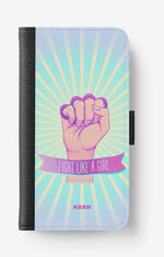iPhone 6 / 6s Wallet Case - Fight Like A Girl - View 1