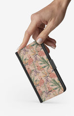 iPhone 6 / 6s Wallet Case - Flamingos & Flowers - View 2