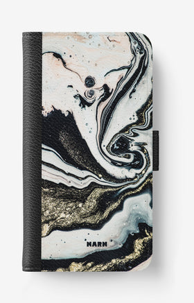 iPhone 6 / 6s Wallet Case - Golden Swirl - View 1