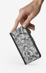 iPhone 6 / 6s Wallet Case - Grey Crystals - View 2