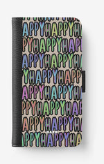 iPhone 6 / 6s Wallet Case - Happy - View 1