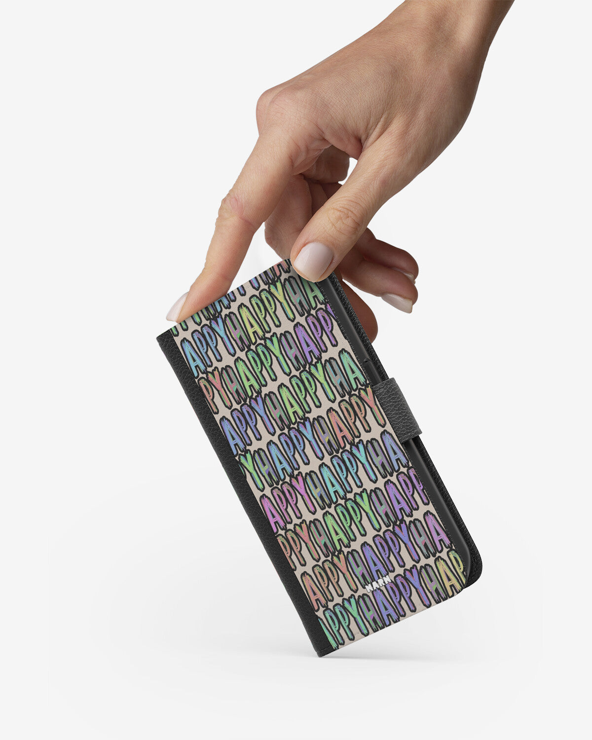 iPhone 6 / 6s Wallet Case - Happy - View 2