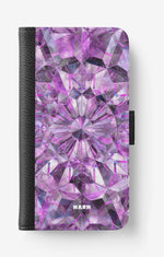 iPhone 6 / 6s Wallet Case - Lavender Crystals - View 1