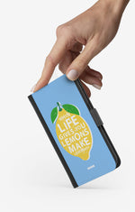 iPhone 6 / 6s Wallet Case - Lemon Quote - View 2