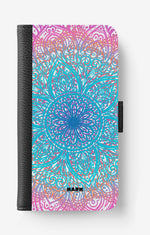 iPhone 6 / 6s Wallet Case - Pastel Mandala - View 1