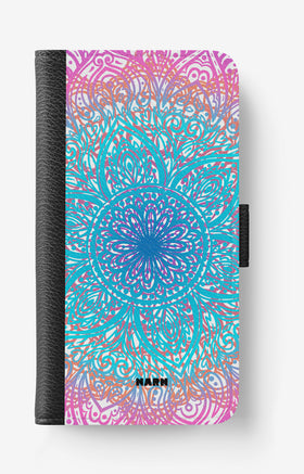 iPhone 6 / 6s Wallet Case - Pastel Mandala - View 1