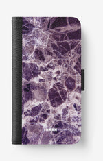 iPhone 6 / 6s Wallet Case - Purple Marble - View 1