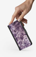 iPhone 6 / 6s Wallet Case - Purple Marble - View 2