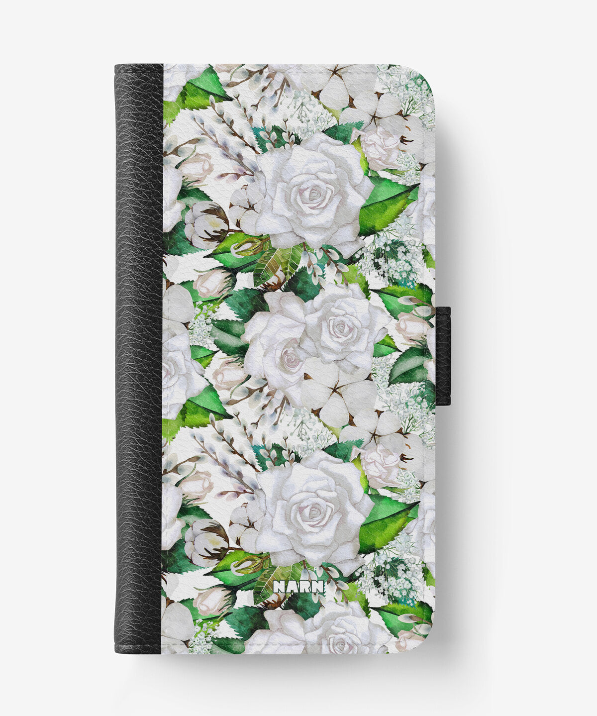 iPhone 6 / 6s Wallet Case - White Bloom - View 1