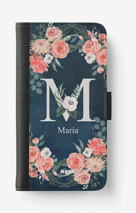 iPhone 6 / 6s Wallet Case - Custom - Floral - View 1