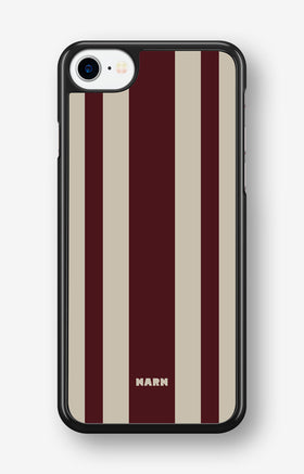 iPhone 7 / iPhone 8 Hard Case – Bordeaux Stripe - View 1