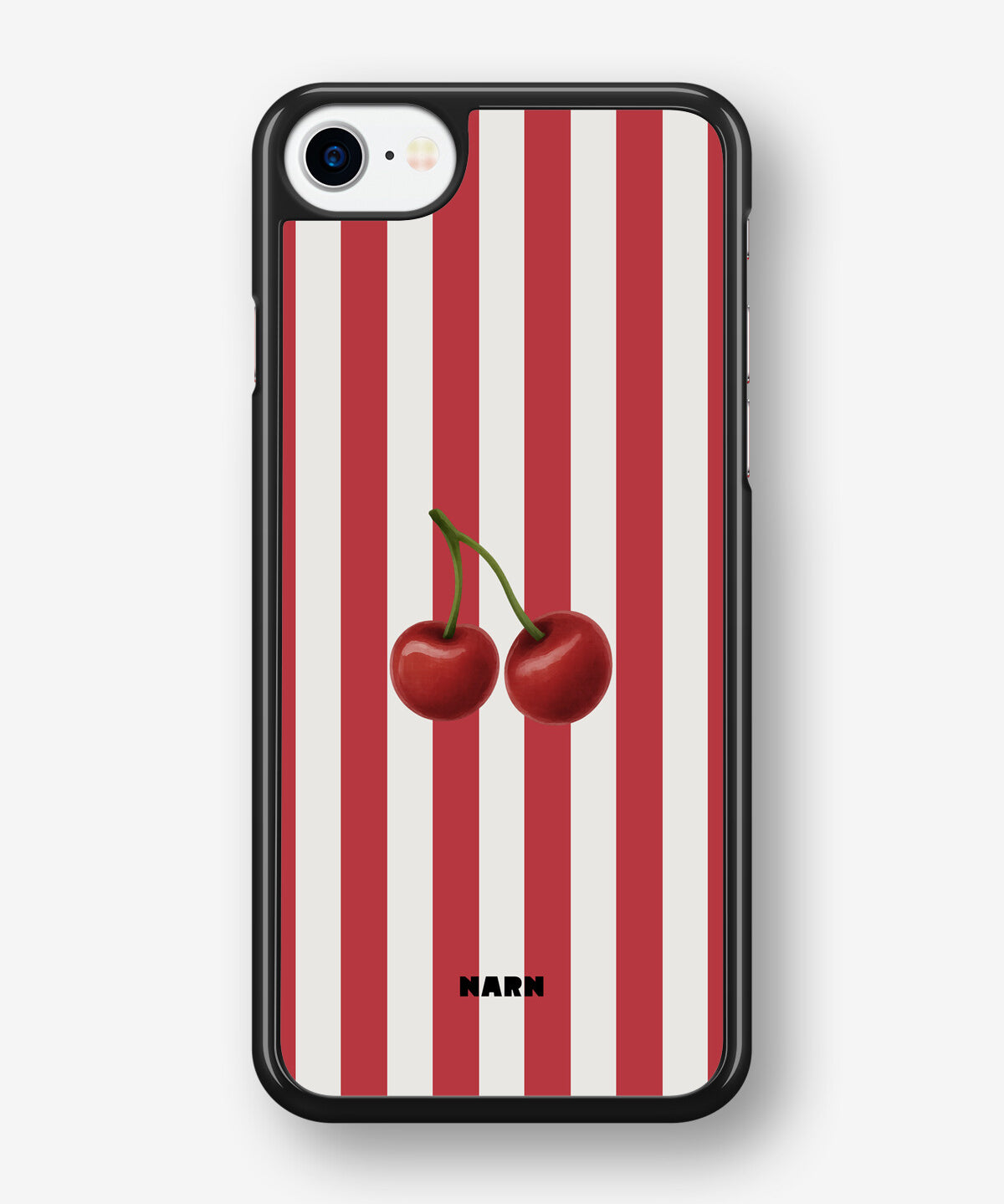 iPhone 7 / iPhone 8 Hard Case – Cherry Stripes - View 1