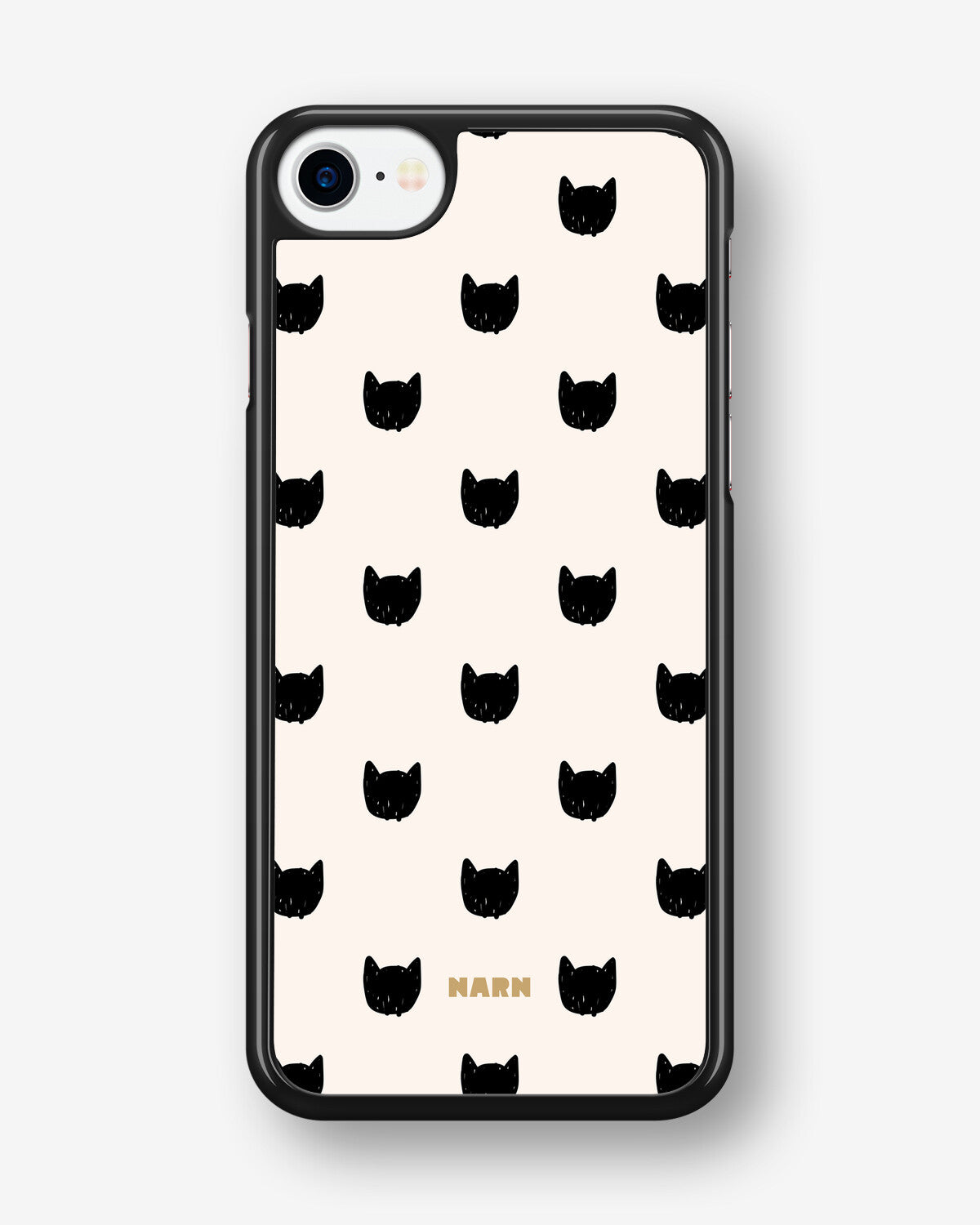 iPhone 7 / iPhone 8 Hard Case – Kitty Dots - View 1