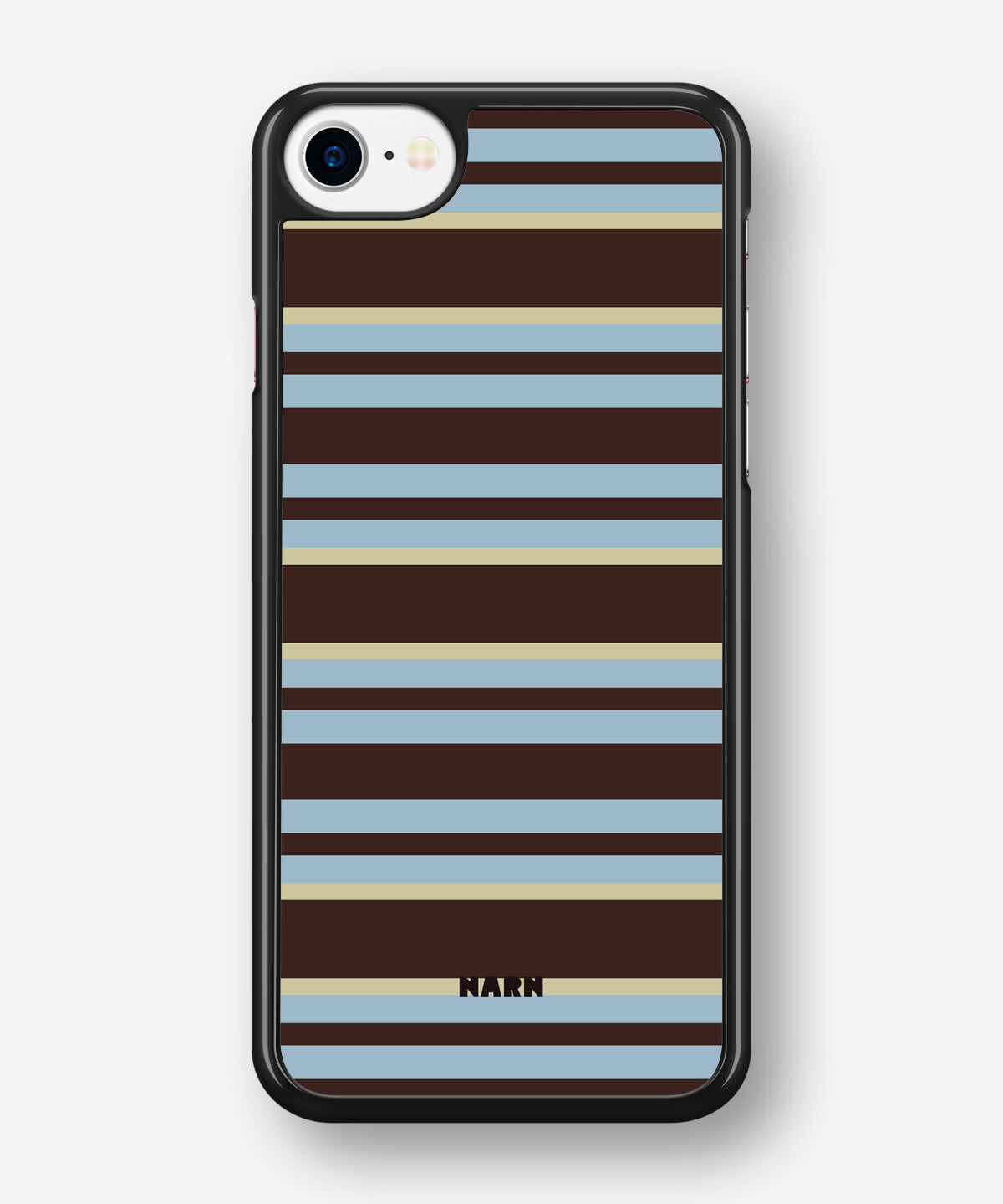 iPhone 7 / iPhone 8 Hard Case – Latte Lines - View 1