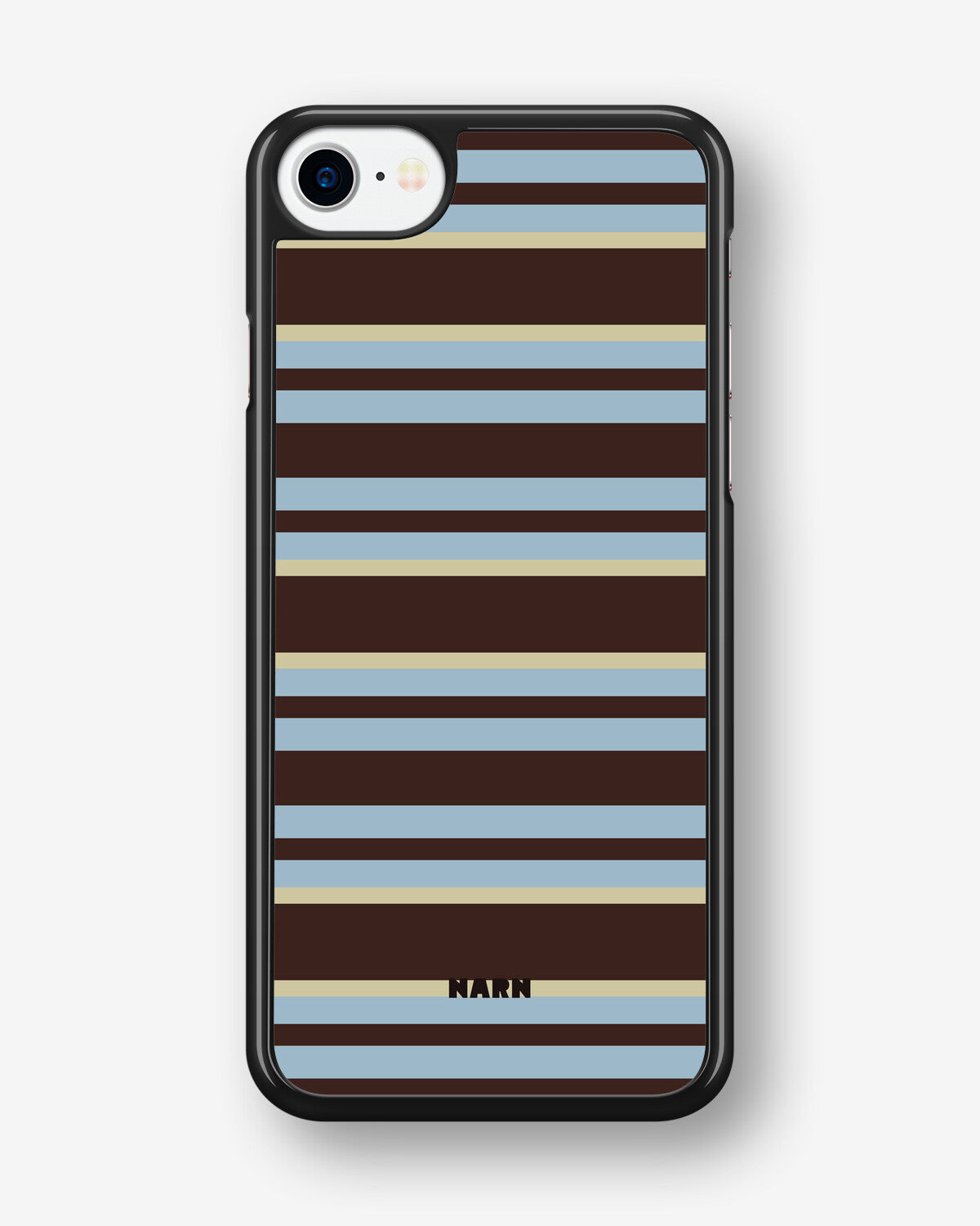 iPhone 7 / iPhone 8 Hard Case – Latte Lines - View 1