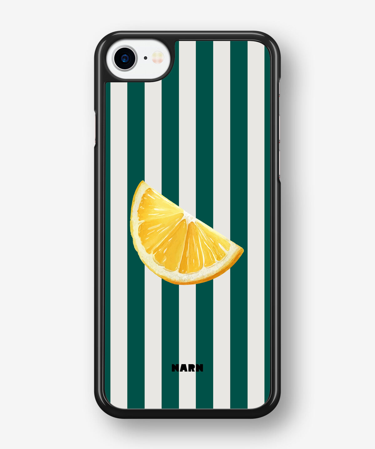 iPhone 7 / iPhone 8 Hard Case – Lemon Stripes - View 1