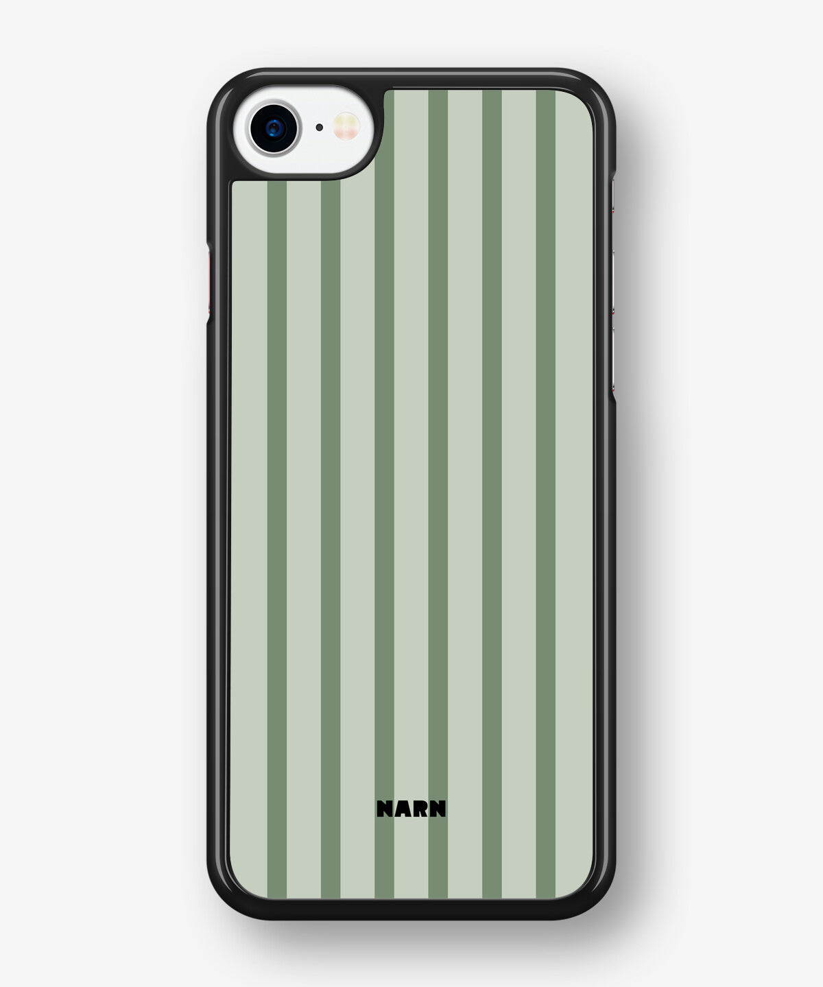 iPhone 7 / iPhone 8 Hard Case – Sage Stripes - View 1