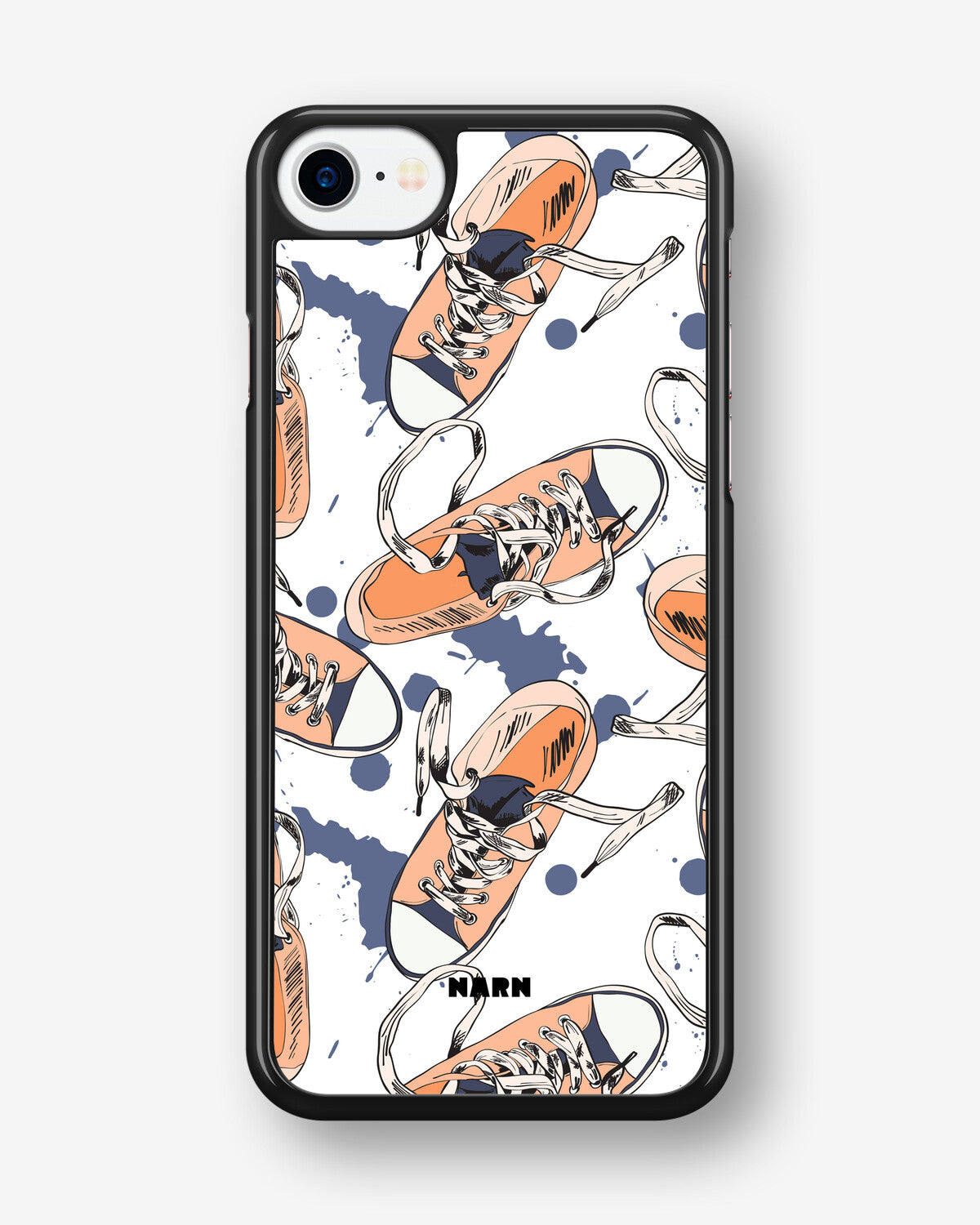 iPhone 7 / iPhone 8 Hard Case – Apricot Sneakers - View 1