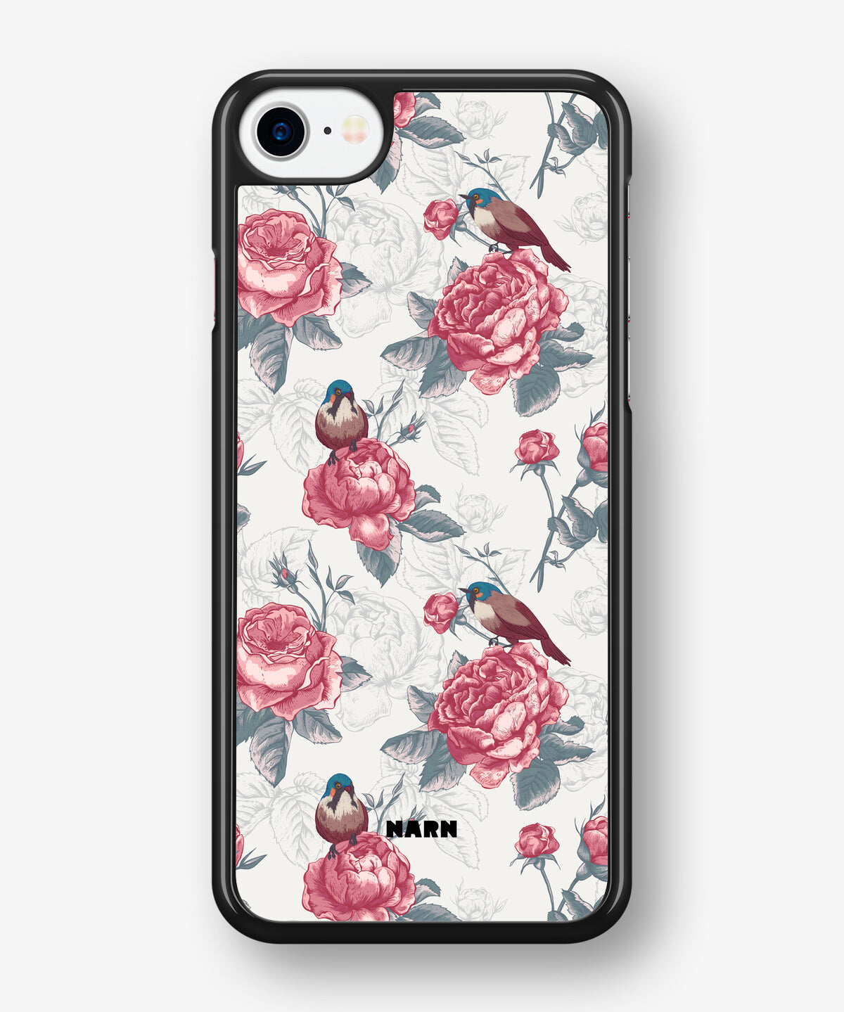 iPhone 7 / iPhone 8 Hard Case – Birds Among Roses - View 1