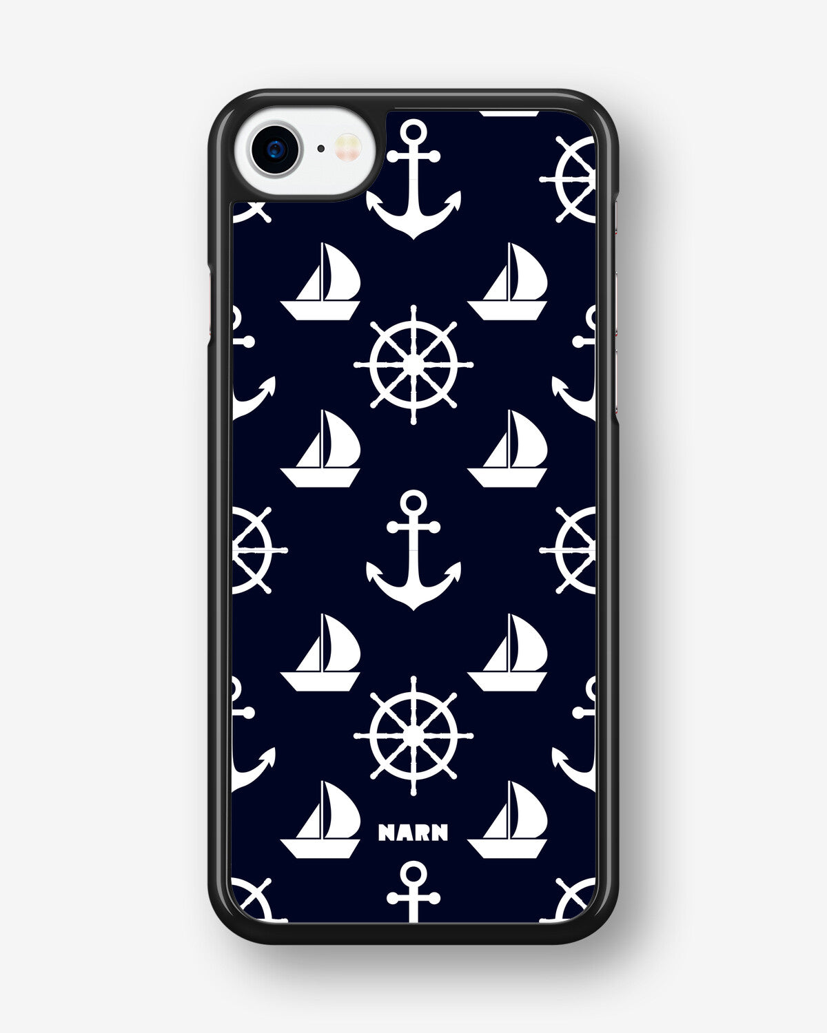 iPhone 7 / iPhone 8 Hard Case – Deep Blue Voyage - View 1