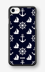 iPhone 7 / iPhone 8 Hard Case – Deep Blue Voyage - View 1