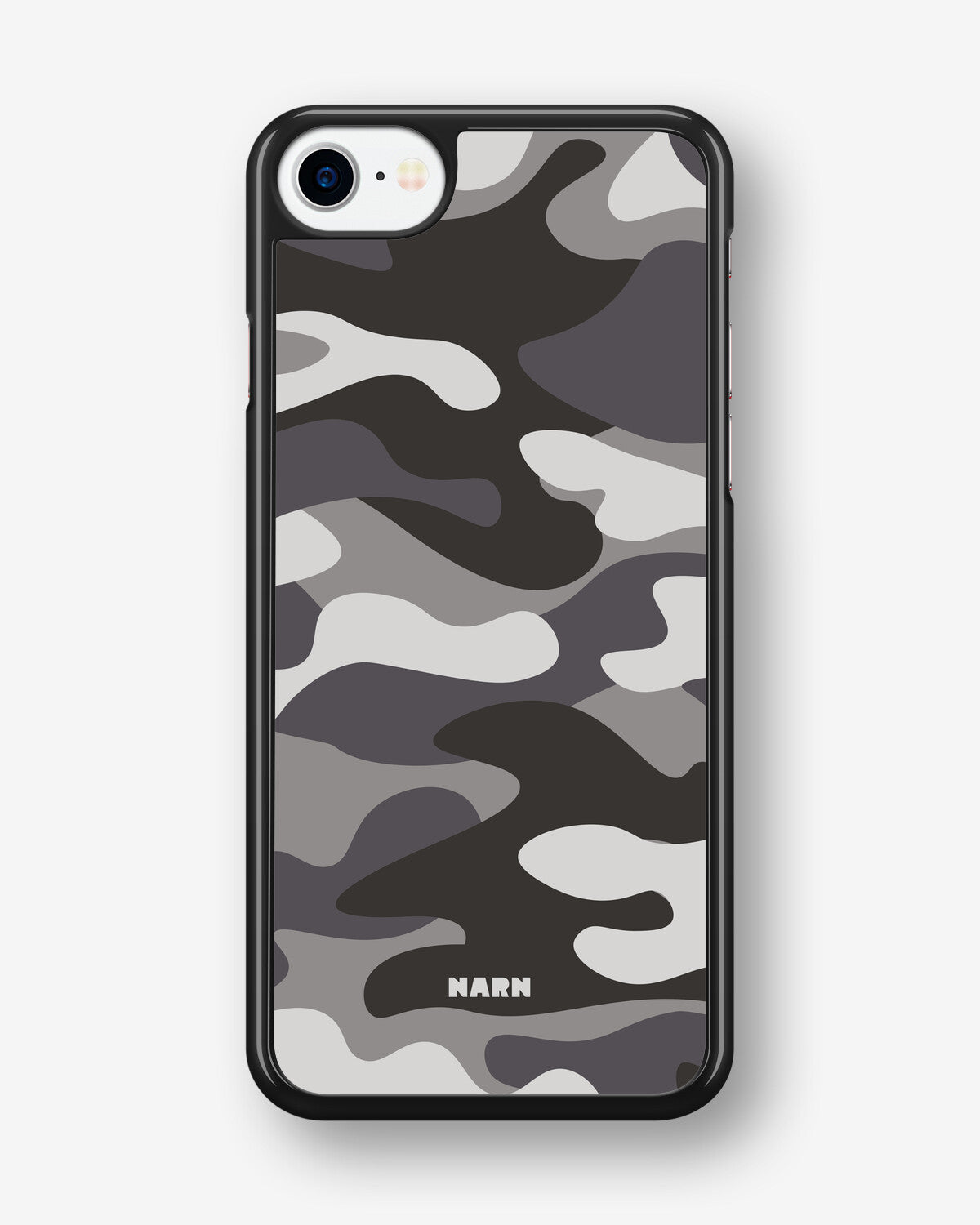 iPhone 7 / iPhone 8 Hard Case – Grey Camo - View 1