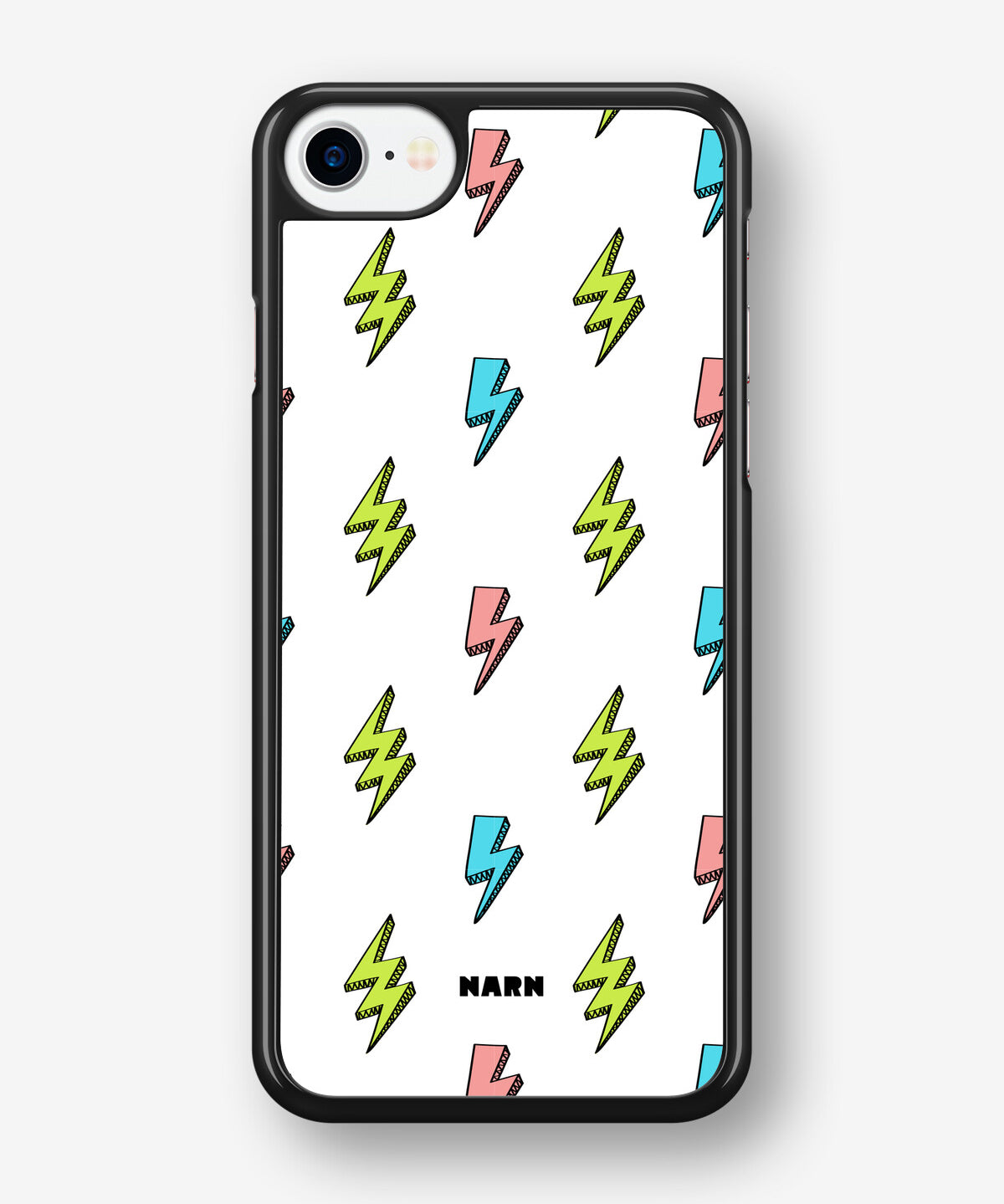 iPhone 7 / iPhone 8 Hard Case – Lightning Bolts - View 1