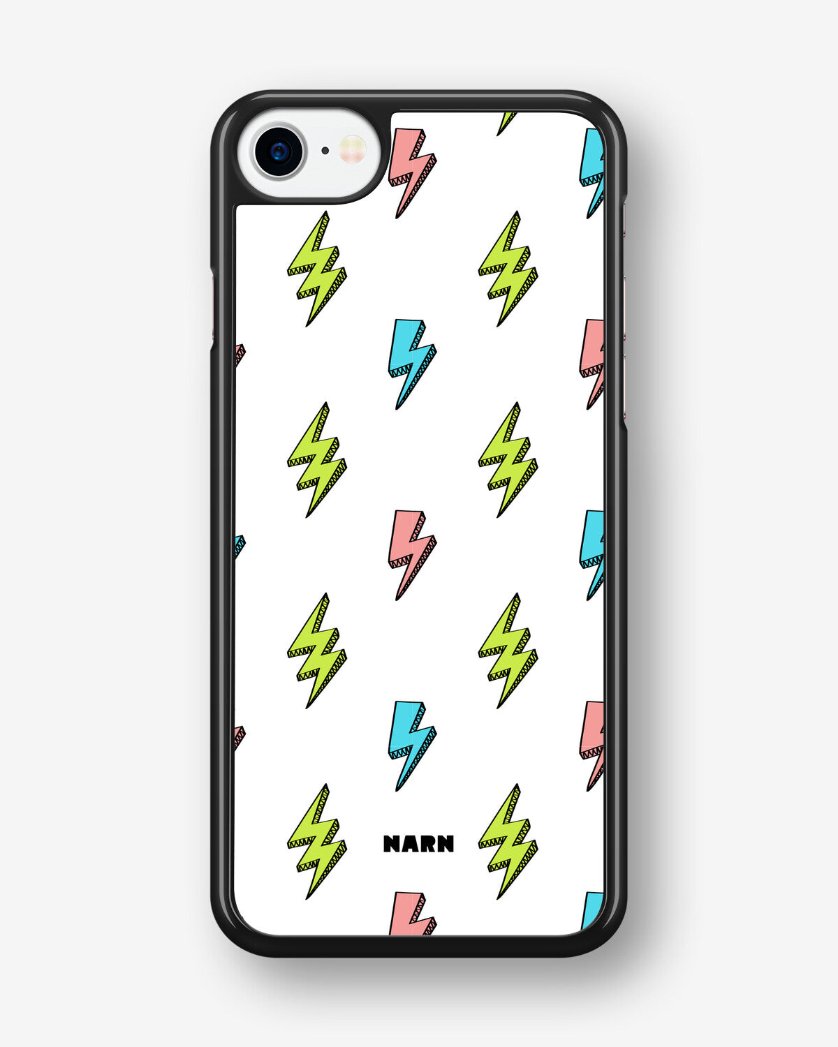 iPhone 7 / iPhone 8 Hard Case – Lightning Bolts - View 1
