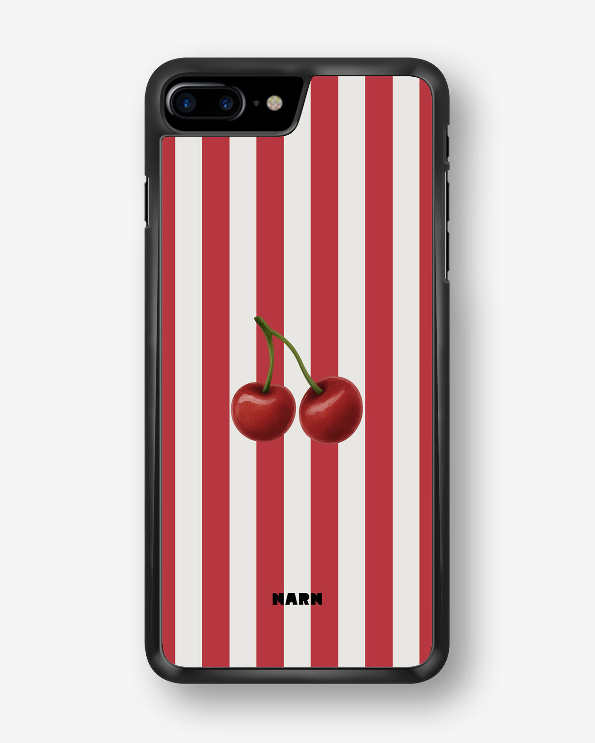 iPhone 7 Plus / 8 Plus Hard Case – Cherry Stripes - View 1