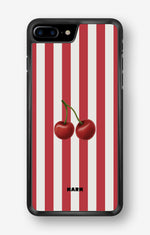 iPhone 7 Plus / 8 Plus Hard Case – Cherry Stripes - View 1