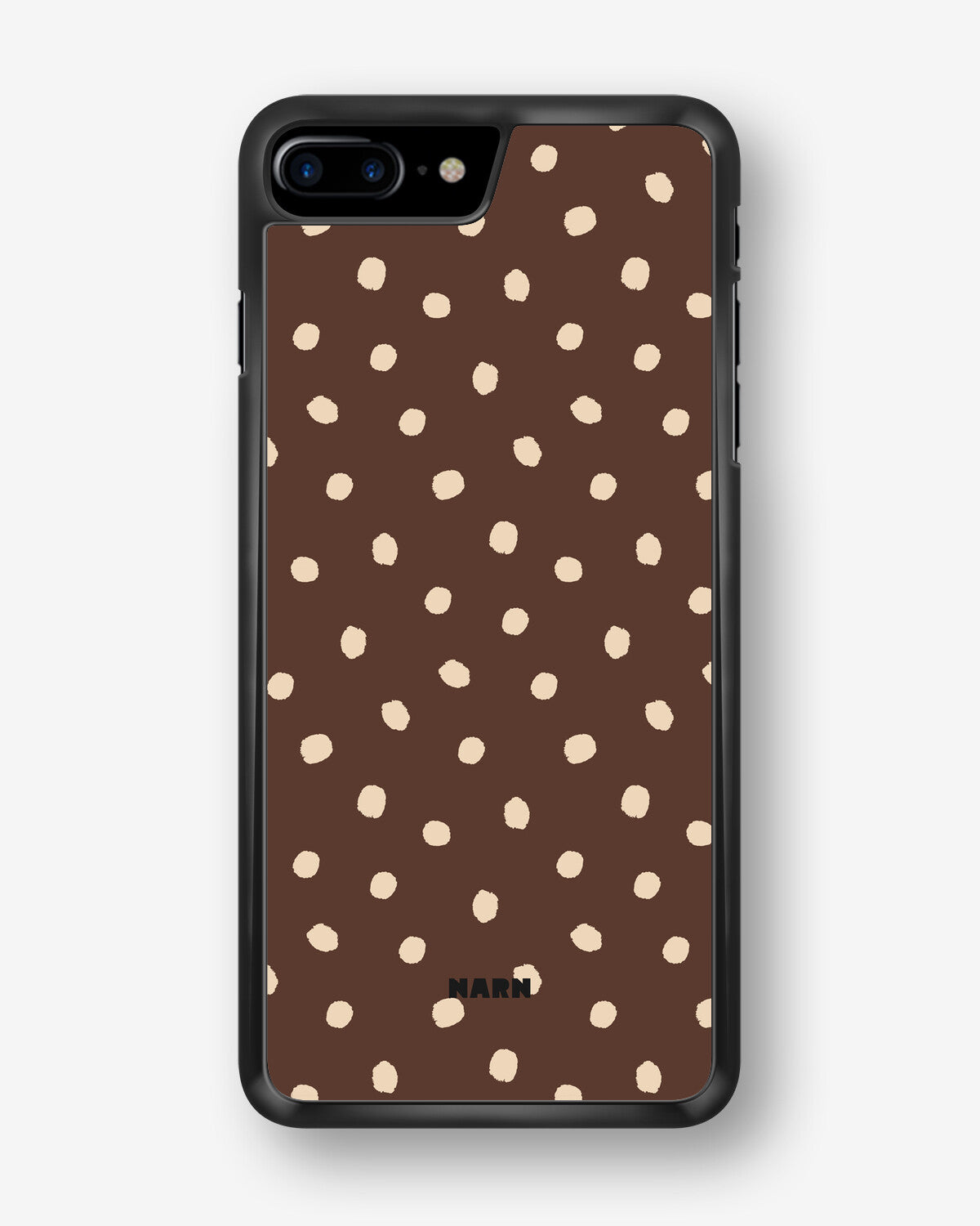 iPhone 7 Plus / 8 Plus Hard Case – Choco Dots - View 1