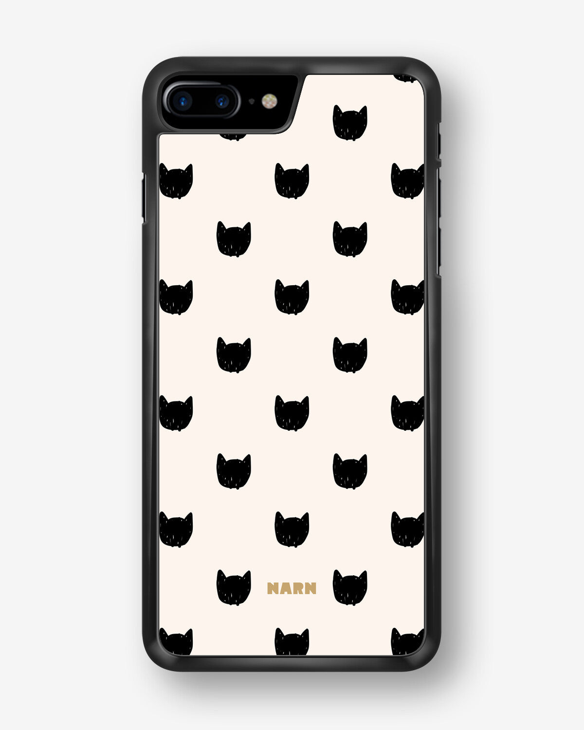 iPhone 7 Plus / 8 Plus Hard Case – Kitty Dots - View 1