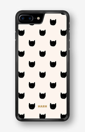 iPhone 7 Plus / 8 Plus Hard Case – Kitty Dots - View 1