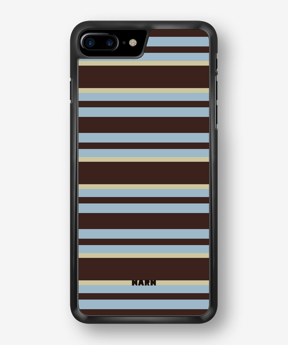 iPhone 7 Plus / 8 Plus Hard Case – Latte Lines - View 1