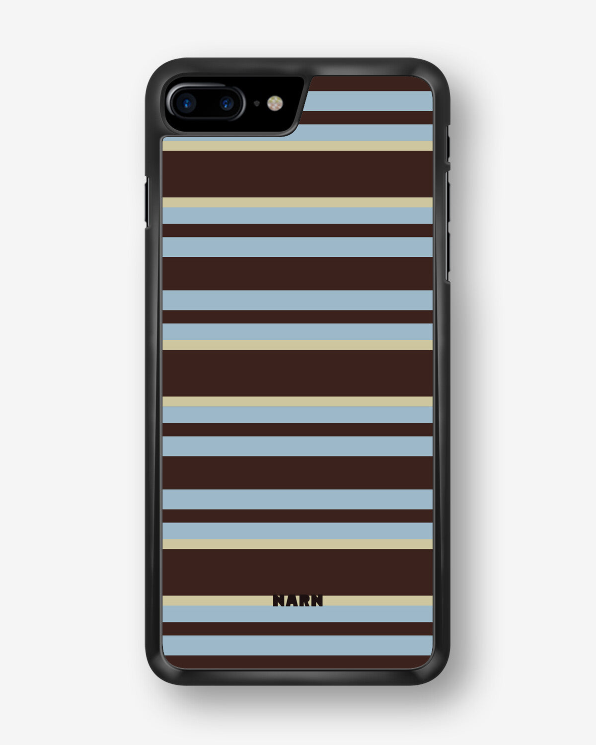 iPhone 7 Plus / 8 Plus Hard Case – Latte Lines - View 1
