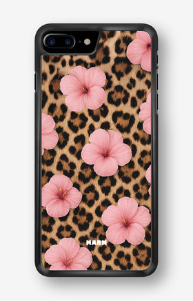 iPhone 7 Plus / 8 Plus Hard Case – Leopard Flower - View 1