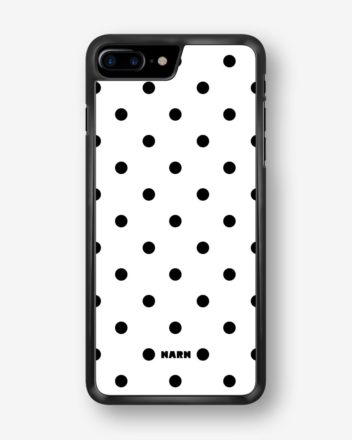 iPhone 7 Plus / 8 Plus Hard Case – Mono Dots - View 1