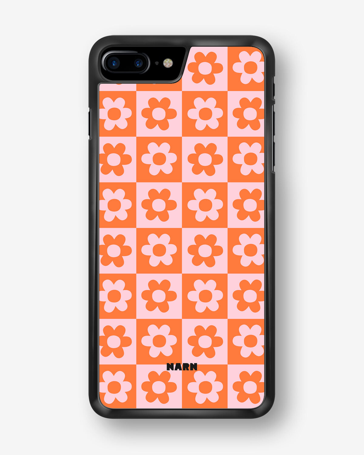 iPhone 7 Plus / 8 Plus Hard Case – Peach Petals - View 1