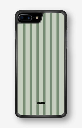 iPhone 7 Plus / 8 Plus Hard Case – Sage Stripes - View 1
