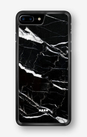 iPhone 7 Plus / 8 Plus Hard Case – Black Marble - View 1
