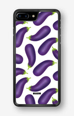 iPhone 7 Plus / 8 Plus Hard Case – Eggplant Pattern - View 1