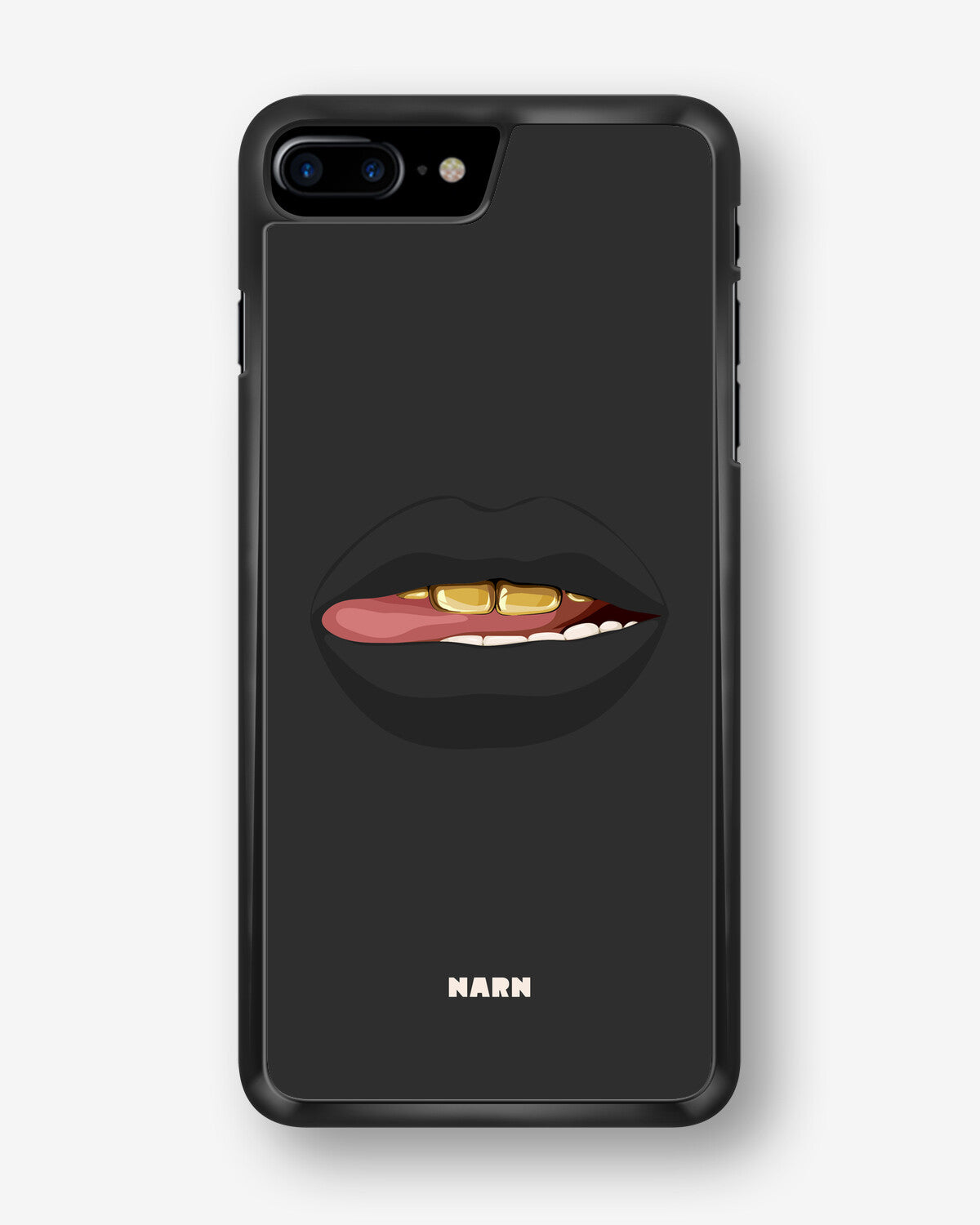 iPhone 7 Plus / 8 Plus Hard Case – Golden Lips - View 1