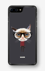 iPhone 7 Plus / 8 Plus Hard Case – Hipster Cat - View 1