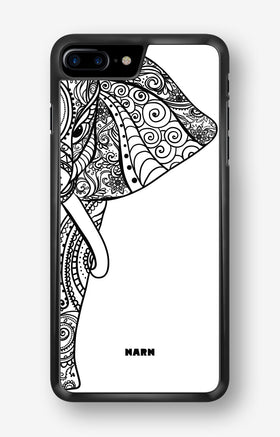 iPhone 7 Plus / 8 Plus Hard Case – Mandala Elephant - View 1