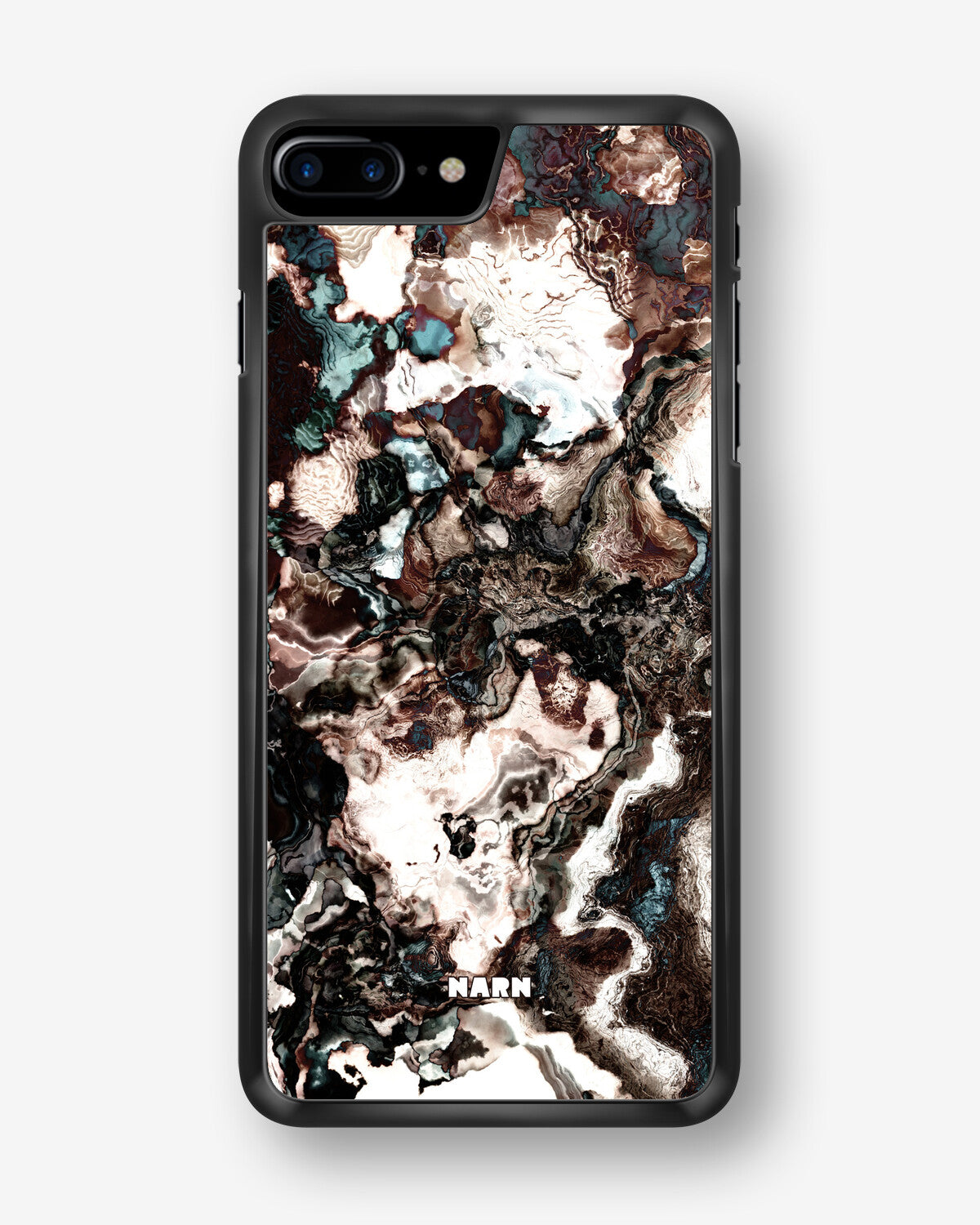 iPhone 7 Plus / 8 Plus Hard Case – Marble Brown - View 1