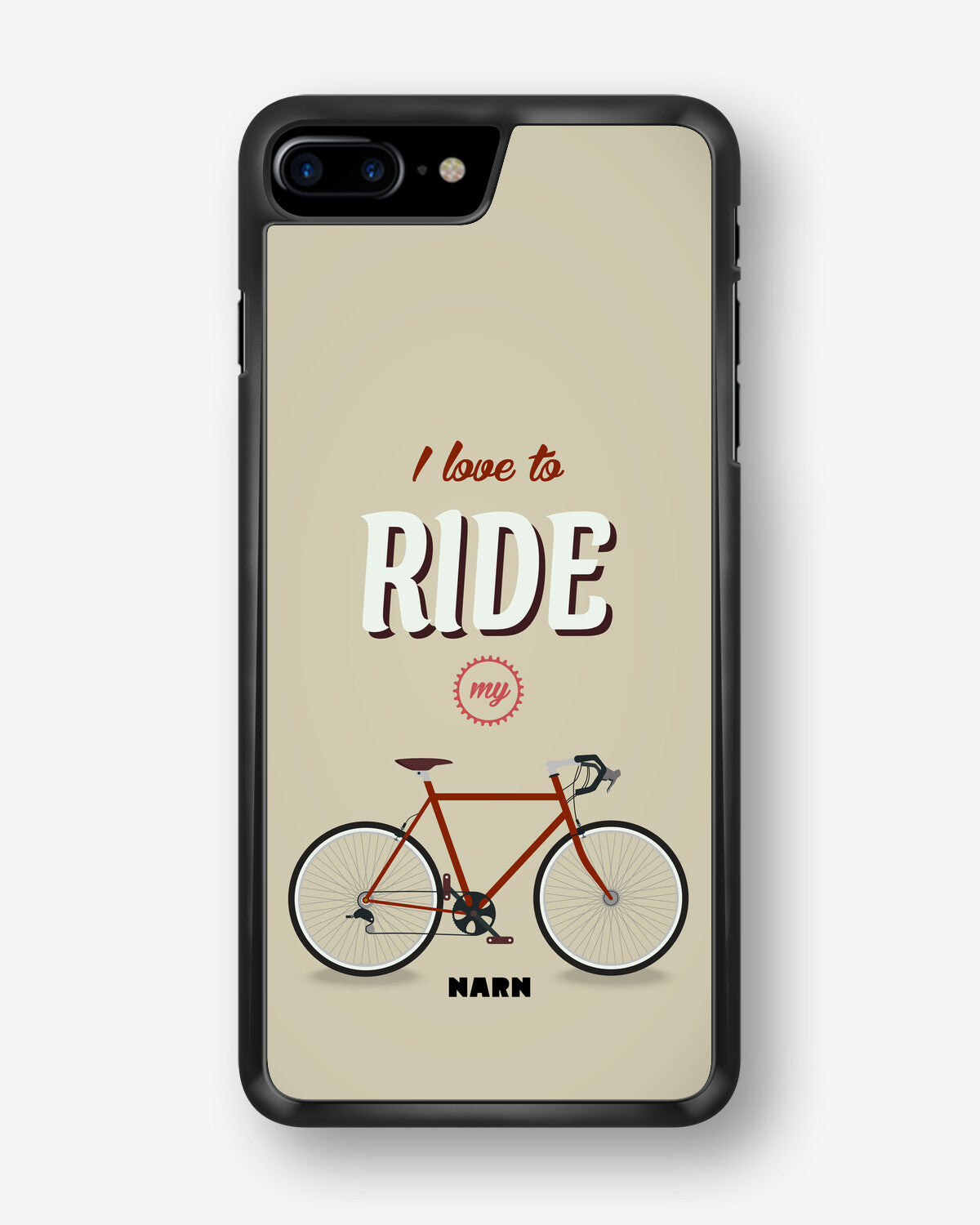 iPhone 7 Plus / 8 Plus Hard Case – Ride My Bicycle - View 1