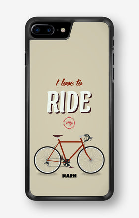 iPhone 7 Plus / 8 Plus Hard Case – Ride My Bicycle - View 1