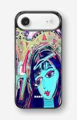 iPhone Air Hard Case – Abstract Cat - View 1
